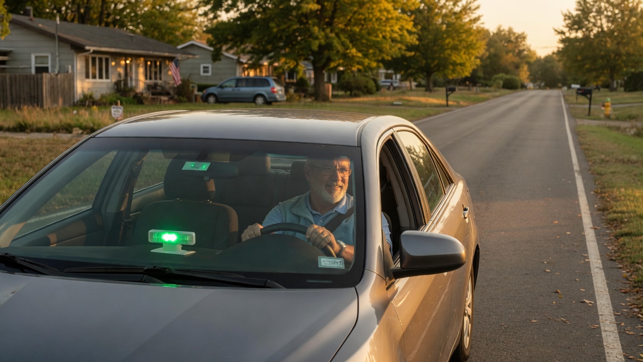 Have You Ever Wondered What Those Flashing Green Lights on Cars Really Mean?